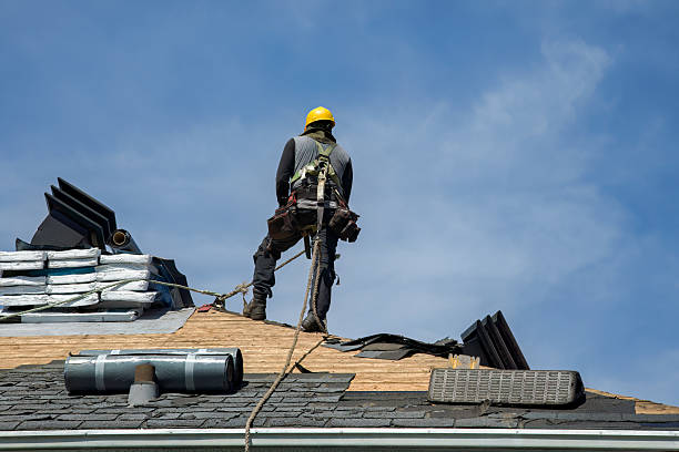 Professional Roof Replacement technician working in Hungry Horse, MT